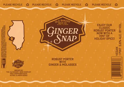 Ginger Snap label