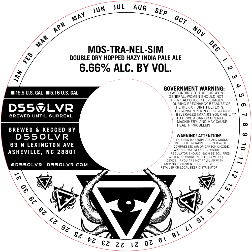Mos-Tra-Nel-Sim — full label as filed with TTB