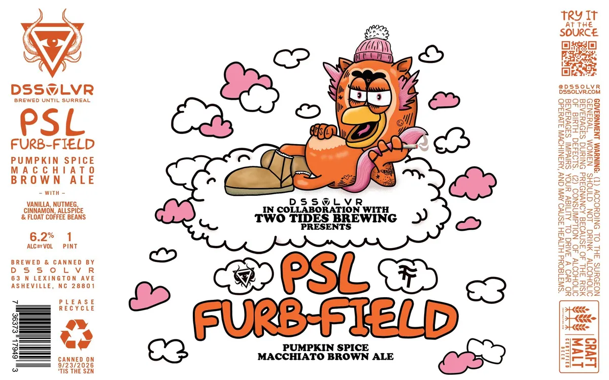PSL Furbfield — full label as filed with TTB