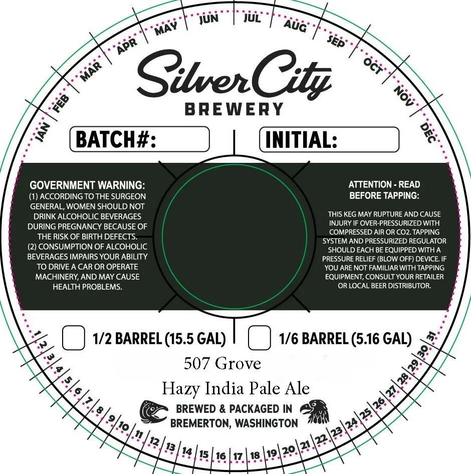 507 Grove — full label as filed with TTB