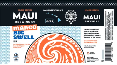 Mango Big Swell IPA label