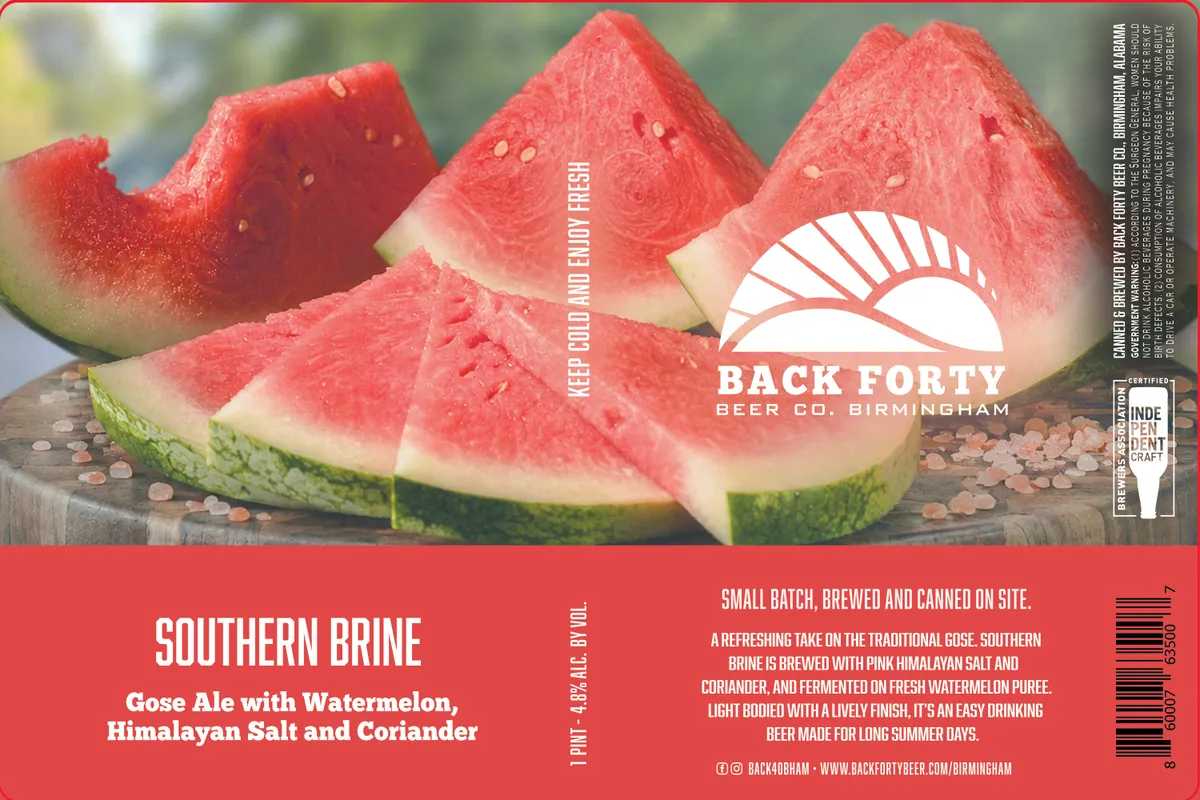 Southern Brine — full label as filed with TTB