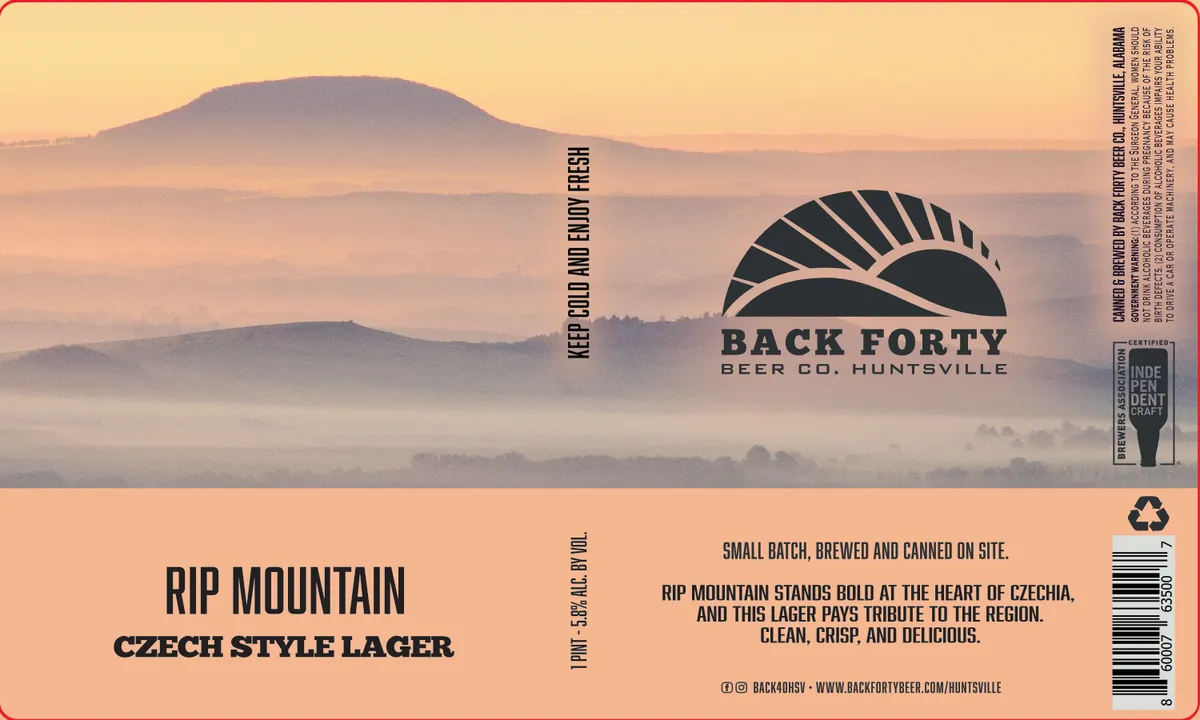Rip Mountain — full label as filed with TTB