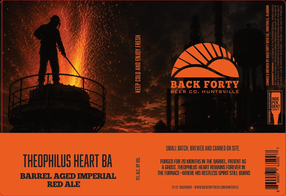 Theophilus Heart BA — full label as filed with TTB