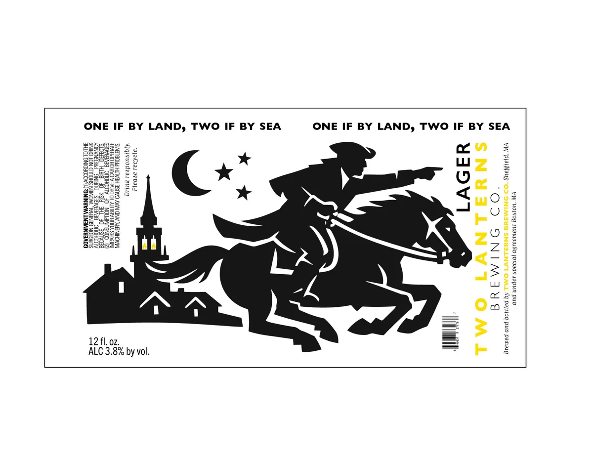 Two Lanterns Lager label