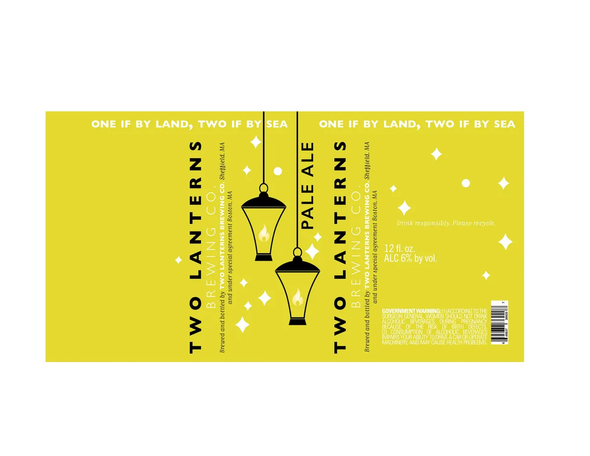 Two Lanterns Pale Ale label