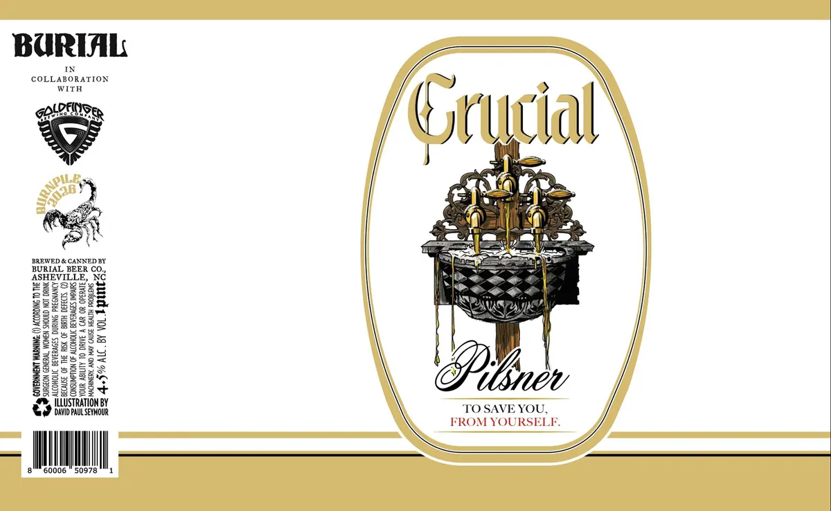 Crucial — full label as filed with TTB