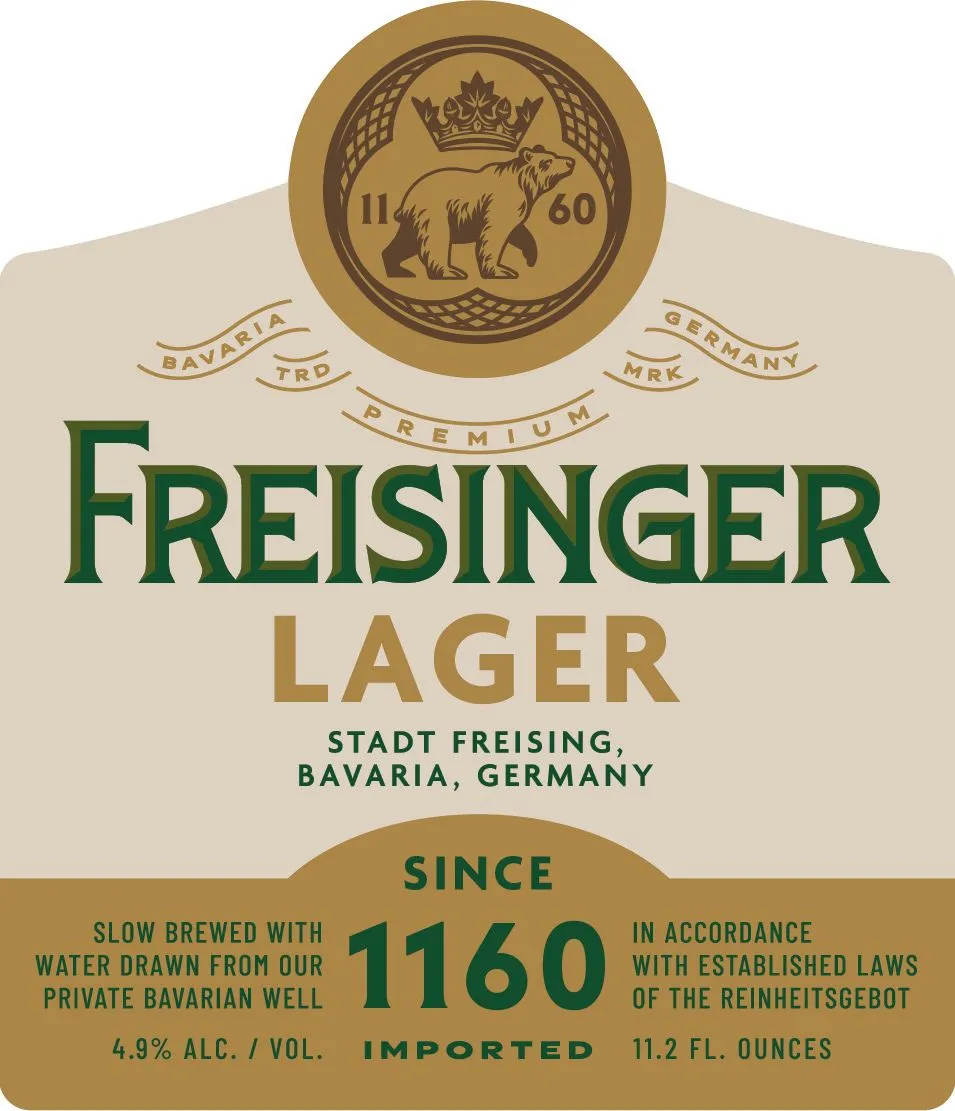 Freisinger Lager — full label as filed with TTB