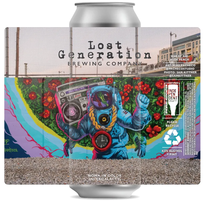 Noma In Color: Intergalactic — full label as filed with TTB