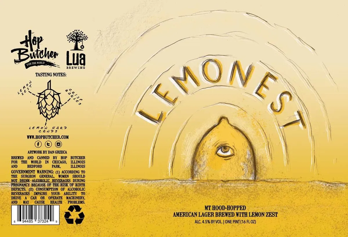 Lemonest — full label as filed with TTB