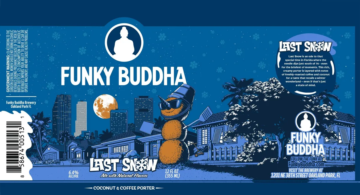 Last Snow — full label as filed with TTB