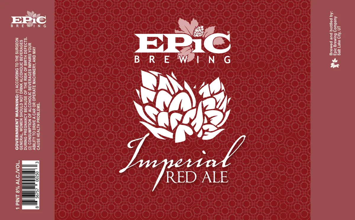 Imperial Red Ale — full label as filed with TTB