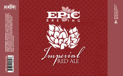 Imperial Red Ale label