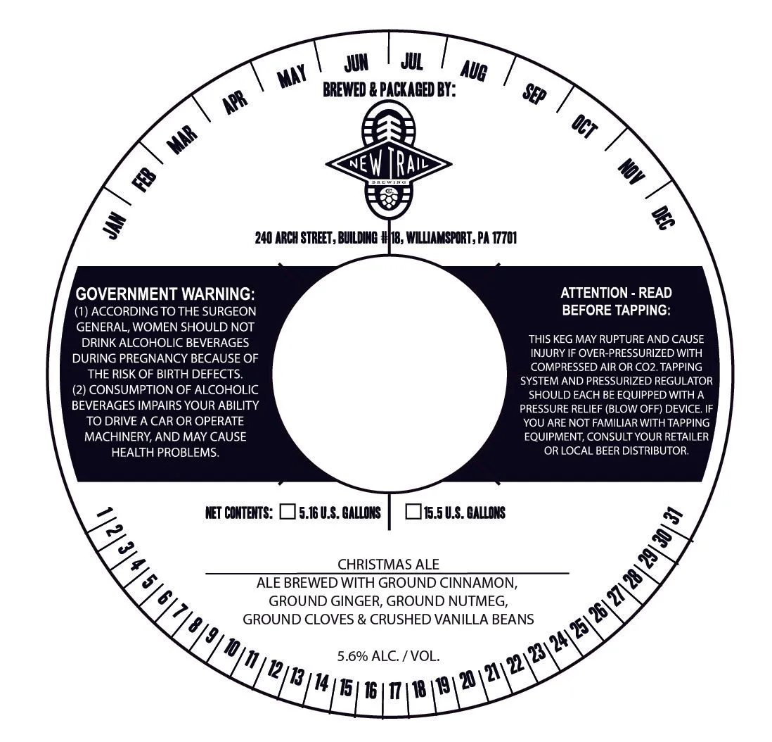 Christmas Ale — full label as filed with TTB