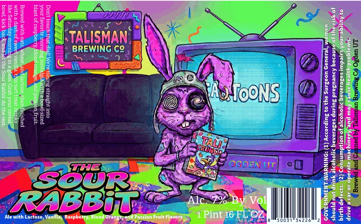 The Sour Rabbit — full label as filed with TTB