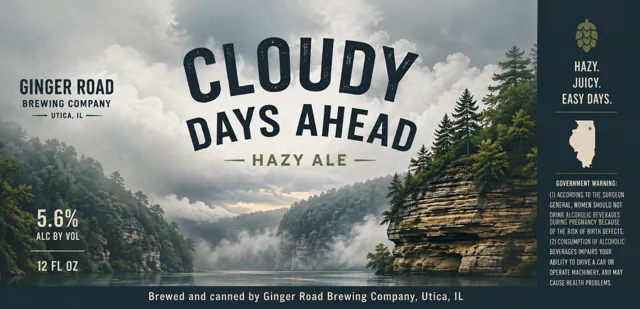 Cloudy Days Ahead — full label as filed with TTB