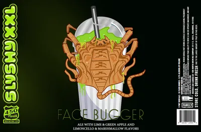 Face Bugger label