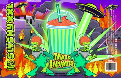 Mars Invades label