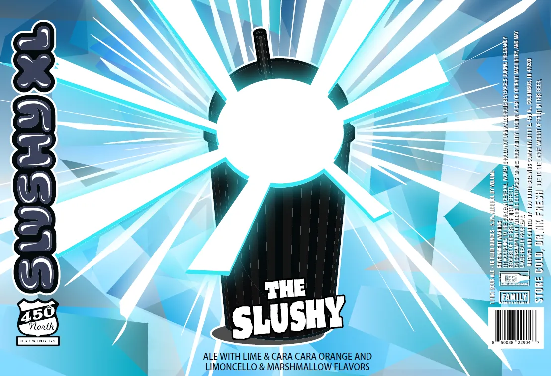 Slushy XL The Slushy — full label as filed with TTB