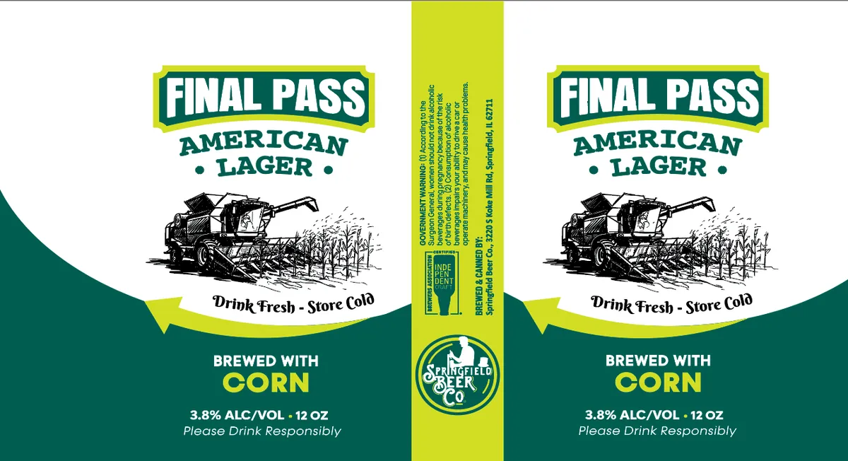Final Pass American Lager — full label as filed with TTB