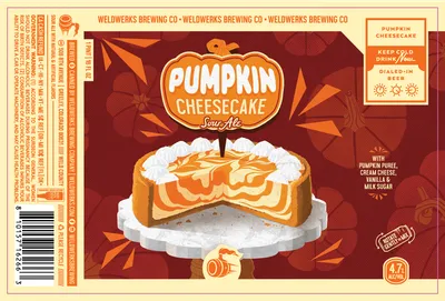 Pumpkin Cheesecake label