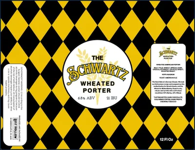 The Schwartz Wheated Porter label