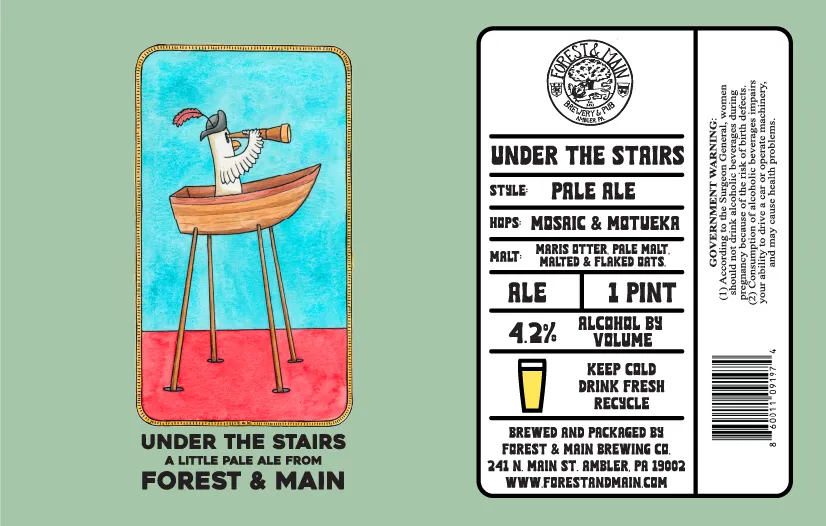 Under the Stairs — full label as filed with TTB