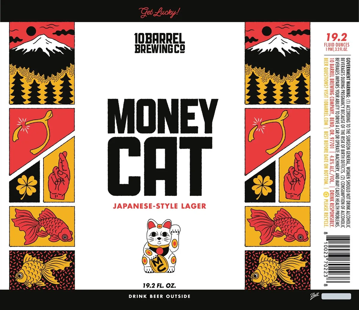 Money Cat — full label as filed with TTB