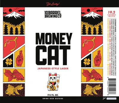 Money Cat label