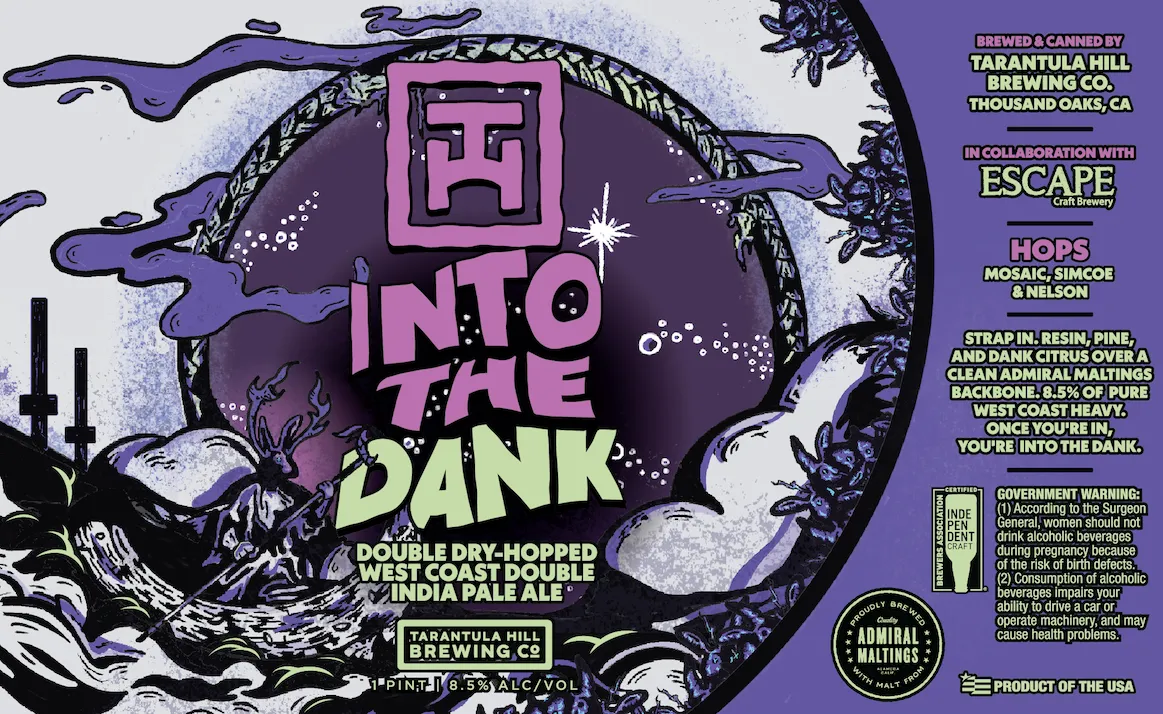 Into the Dank — full label as filed with TTB