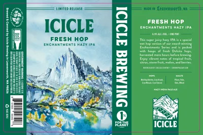 Fresh Hop Enchantments Hazy IPA label