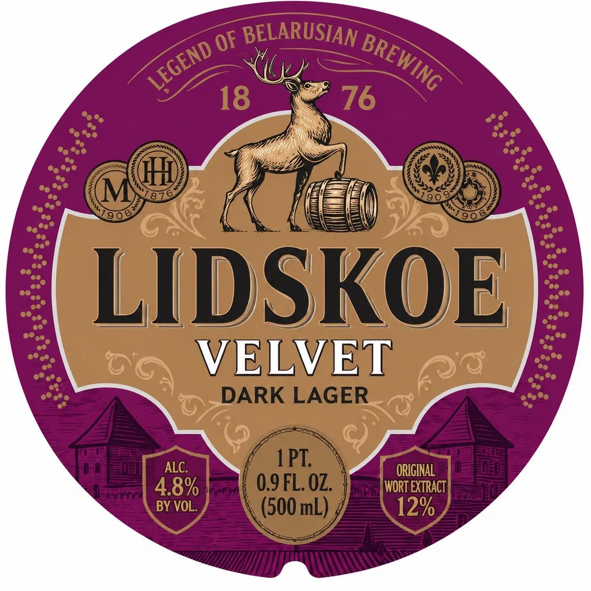 Lidskoe Velvet — full label as filed with TTB