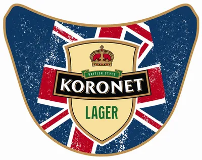Koronet British Style Lager label