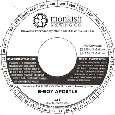 B-Boy Apostle label