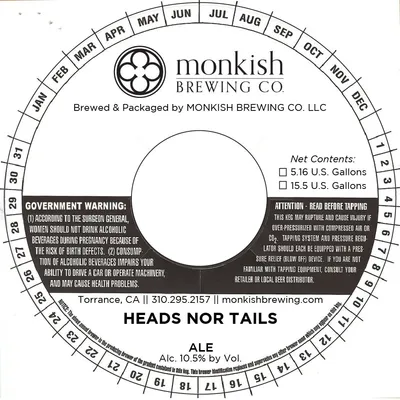 Heads Nor Tails label