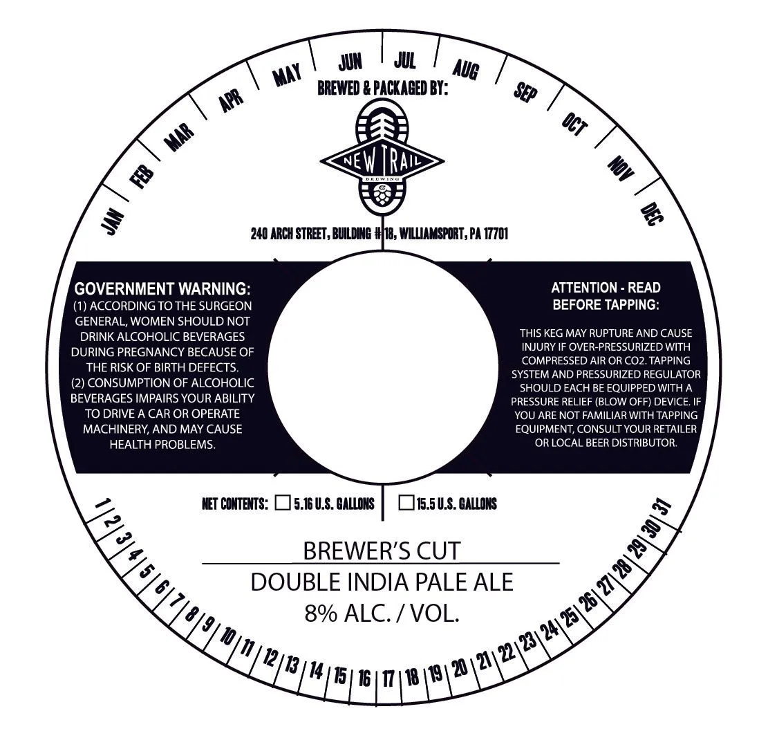 Brewer's Cut — full label as filed with TTB