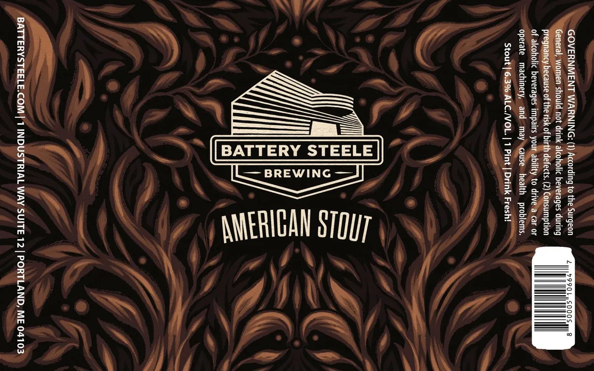 American Stout — full label as filed with TTB