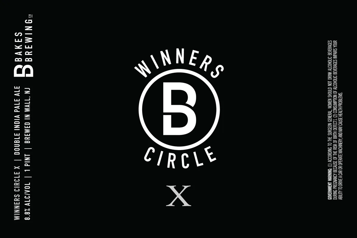 Winners Circle X — full label as filed with TTB