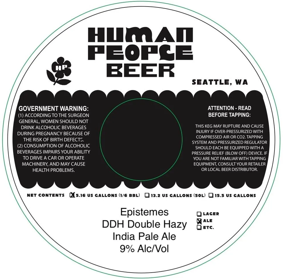 Epistemes — full label as filed with TTB