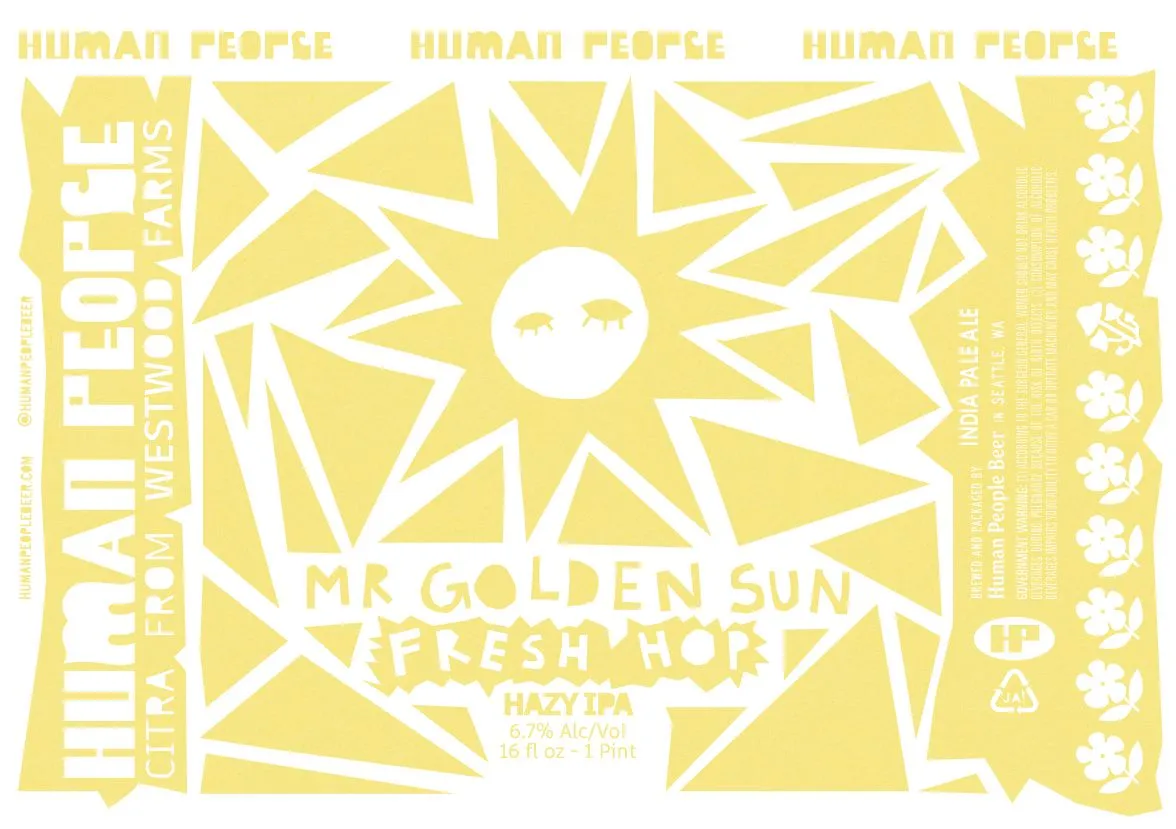 Mr Golden Sun — full label as filed with TTB