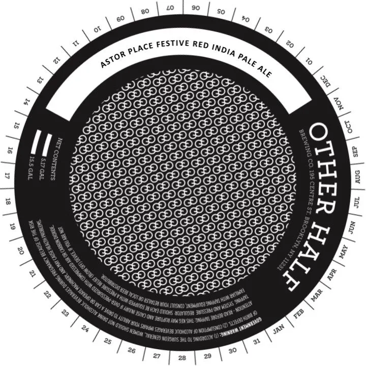 Astor Place Festive Red IPA — full label as filed with TTB