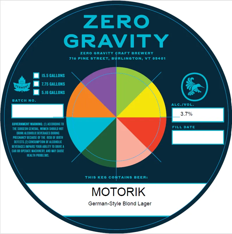 Motorik — full label as filed with TTB