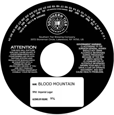 Blood Mountain label
