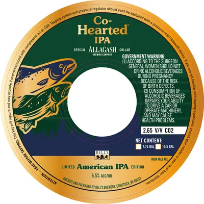 Co-Hearted IPA label