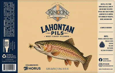 Lahontan Pils label