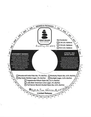 Right On Time Hefeweizen Ale label