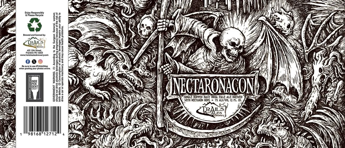 Nectaronacon label art — NECTARONACON
