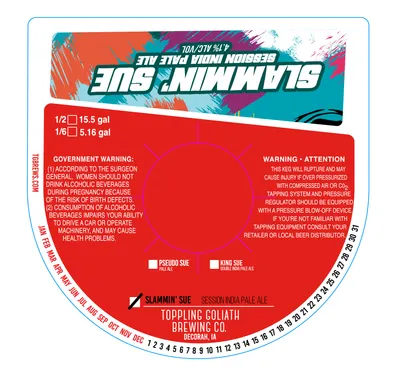 Slammin' Sue label