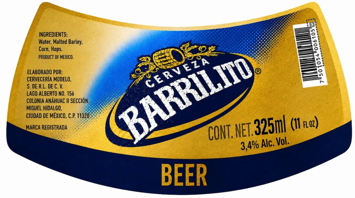 Barrilito — full label as filed with TTB