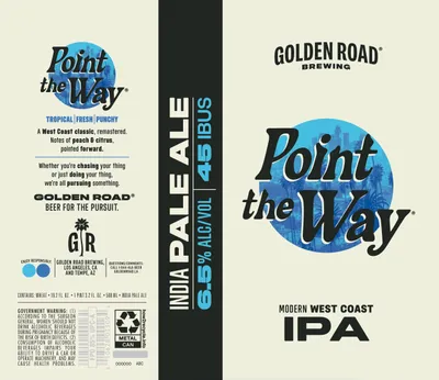 Point the Way label